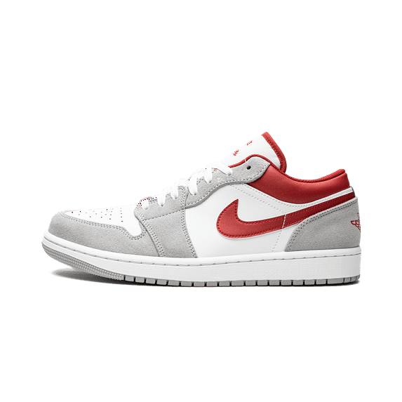 JORDAN MENS Air Jordan 1 Low SE "White / Grey / Red" DC6991 016 DC6991 016 from Stadium Goods