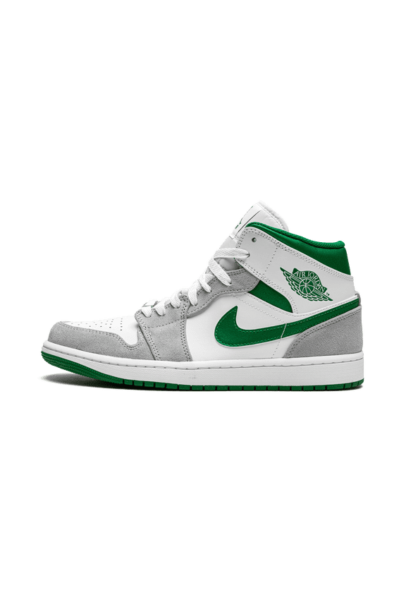 MENS Air Jordan 1 Mid SE "Grey / Pine Green / White" DC7294 103 from Stadium Goods