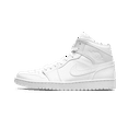 thumbnail image 1 of JORDAN MENS Air Jordan 1 Mid "Triple White" 554724 130 from Stadium Goods, 1 of 8
