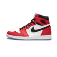 thumbnail image 1 of JORDAN MENS Air Jordan 1 Retro High OG "Spider-Man: Origin Story" 555088 602 from Stadium Goods, 1 of 6