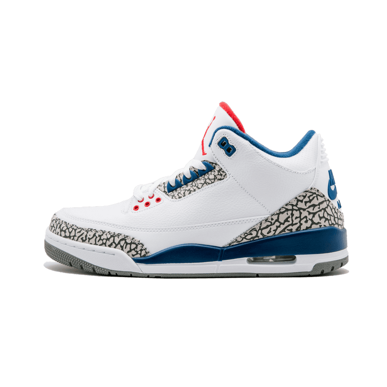 Nike Air Jordan 3 True Blue 2016 Men Size 13 White Basketball Shoes‎ 854262-106 2016 Nike Air Jordan 3 Retro True Blue White Cement Men main image 4