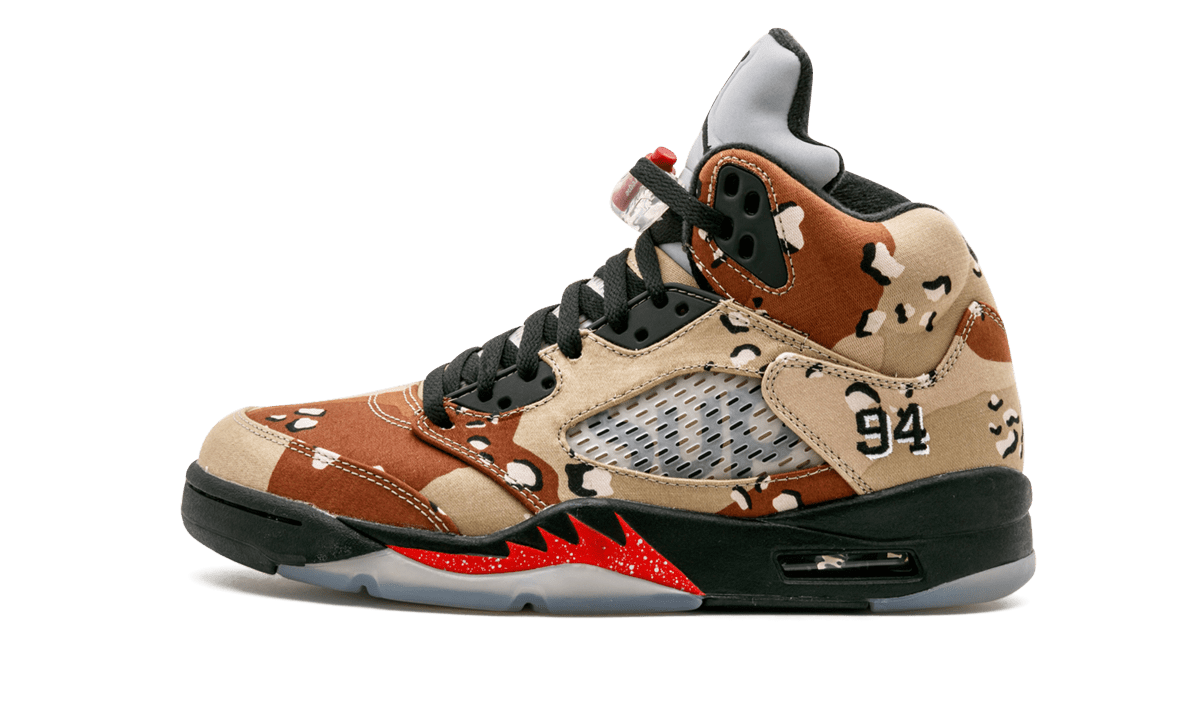 air jordan 5 retro supreme camo