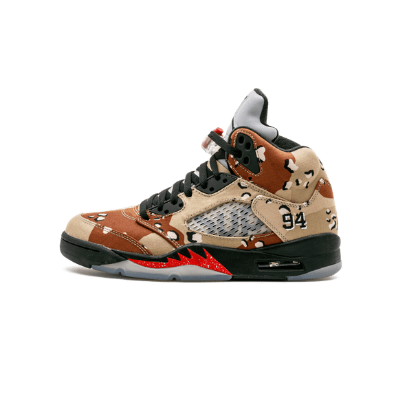 JORDAN MENS Air Jordan 5 Retro Supreme "Camo" 824371 201 from Stadium Goods