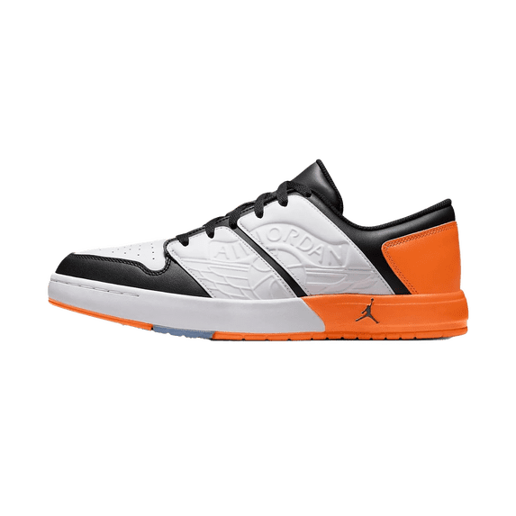 JORDAN MENS Air Jordan NU Retro 1 Low "WHITE BLACK MAGMA ORANGE" DV5141 108 DV5141 108 from Stadium Goods
