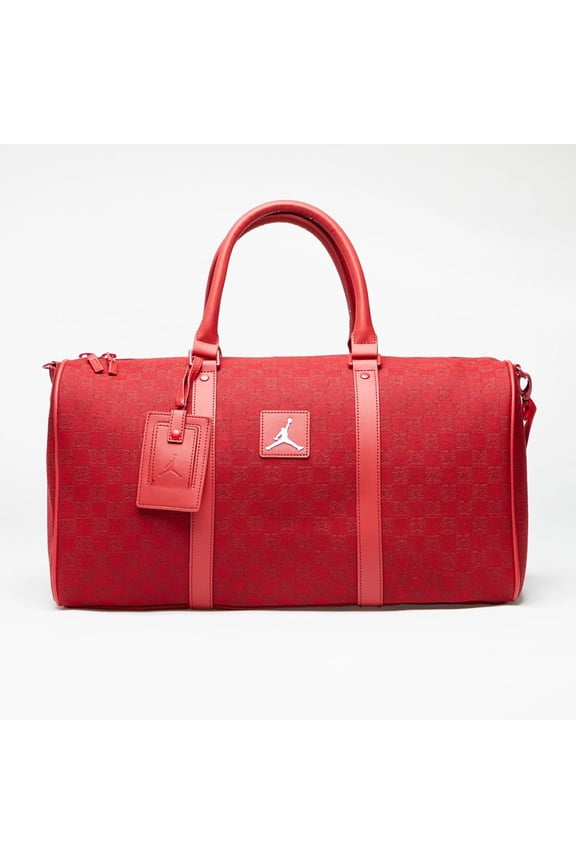 MONOGRAM DUFFLE BAG RED