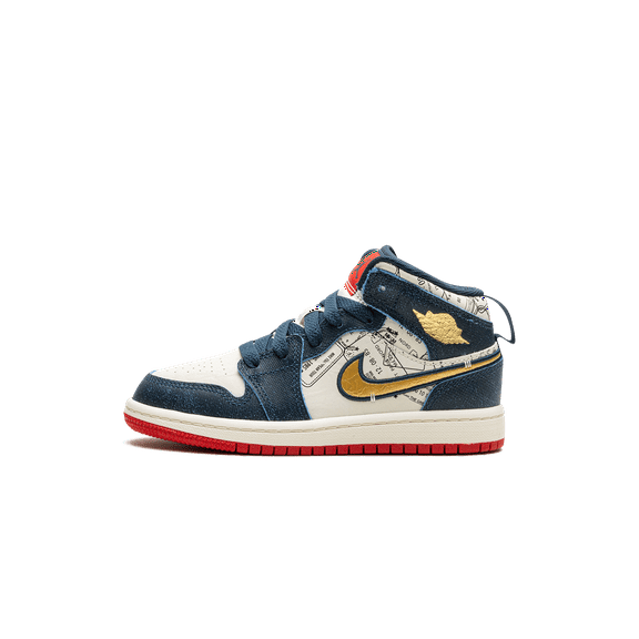 JORDAN PRE SCHOOL Air Jordan 1 Mid SE PS "Take Flight" FN1352 400 from Stadium Goods