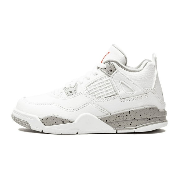 JORDAN PRE SCHOOL Air Jordan 4 Retro PS "White Oreo" BQ7669 100 from Stadium Goods