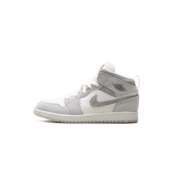 JORDAN PRE SCHOOL JORDAN 1 MID SE PS "Neutral Grey" FQ8087 002 from Stadium Goods