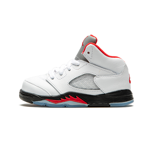 JORDAN TODDLER Air Jordan 5 Retro TD "Fire Red Silver Tongue 2020" 440890 102 from Stadium Goods