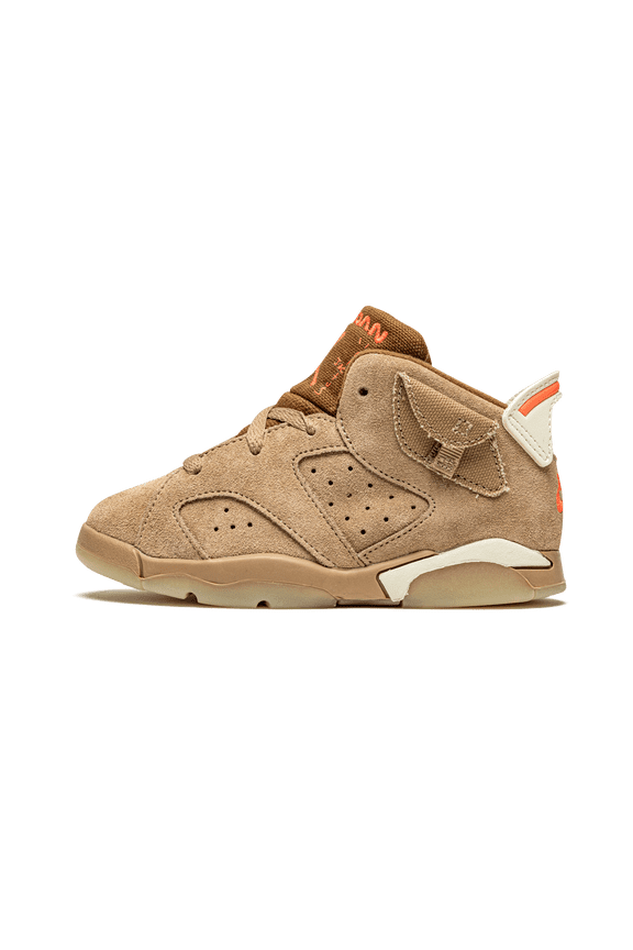 TODDLER Air Jordan 6 Retro TD "Travis Scott - British Khaki" DH0692 200 from Stadium Goods