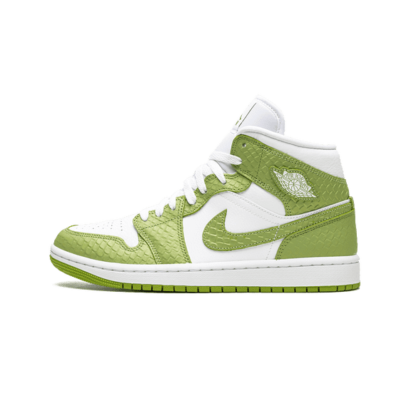 JORDAN WOMENS AIR JORDAN 1 MID SE Womens "Green Python" DV2959 113 DV2959 113 from Stadium Goods