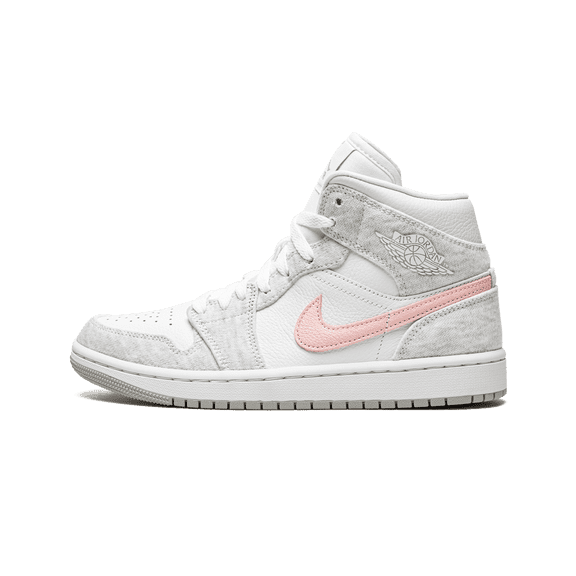 JORDAN WOMENS AIR JORDAN 1 MID SE Womens "Heather Grey / Pink" DN4045 001 DN4045 001 from Stadium Goods