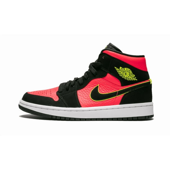 JORDAN WOMENS AIR JORDAN 1 MID Womens "Hot Punch / Volt" BQ6472 006 from Stadium Goods