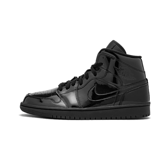 JORDAN WOMENS AIR JORDAN 1 MID Womens "Black Patent Leather" BQ6472 002 BQ6472 002 from Stadium Goods