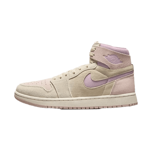 JORDAN WOMENS Air Jordan 1 High Zoom Air CMFT 2 WMNS "Muslin Plum Chalk" DV1305 100 from Stadium Goods