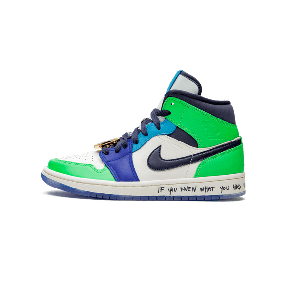 JORDAN WOMENS Air Jordan 1 Mid Womens "Melody Ehsani - Fearless" CQ7629 100 CQ7629 100 from Stadium Goods