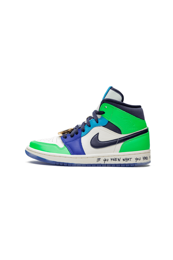 WOMENS Air Jordan 1 Mid Womens "Melody Ehsani - Fearless" CQ7629 100 CQ7629 100 from Stadium Goods