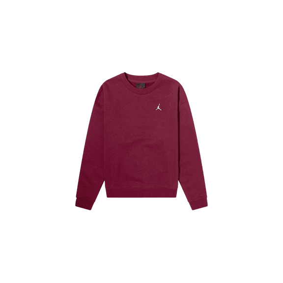 JORDAN WOMENS Brooklyn Crewneck Sweatshirt "CHERRYWOOD RED/WHITE" DQ4462 645 DQ4462 645 from Stadium Goods