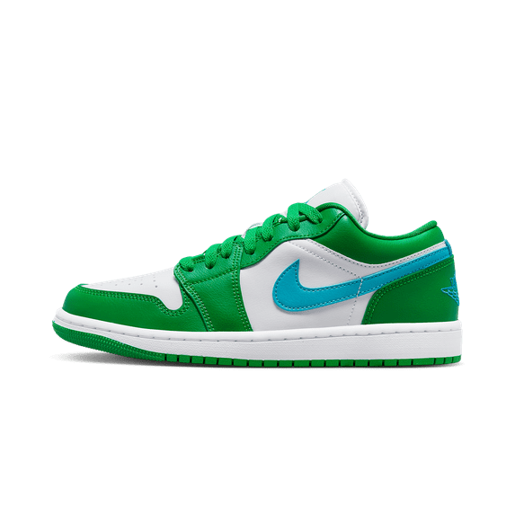 JORDAN WOMENS JORDAN 1 LO Womens "Lucky Green / Aquatone" DC0774 304 DC0774 304 from Stadium Goods