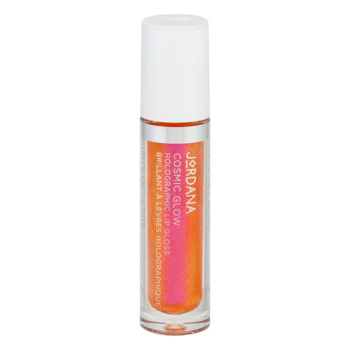 JORDANA Cosmic Glow Holographic Lip Gloss Chromatic Peach