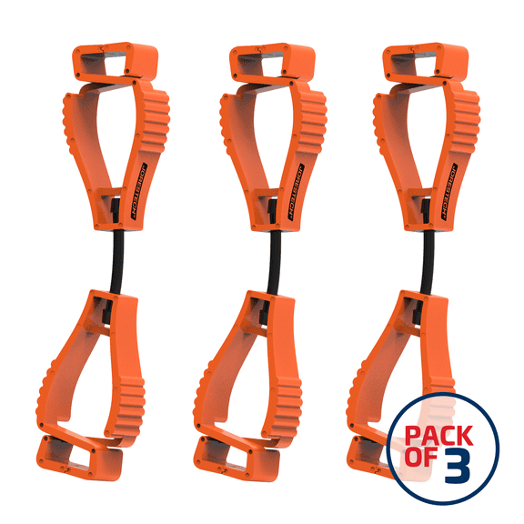 JORESTECH Glove Clip Holder 3-Pack, Work Glove Grabber with Belt Attachment for Construction and Jobsite Use