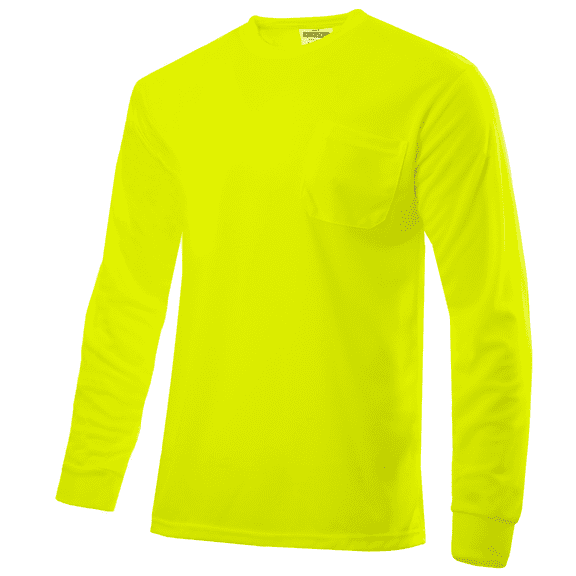 JORESTECH Hi-Vis Long-Sleeved Work Safety T-Shirt, TS-06 (Yellow, XL)