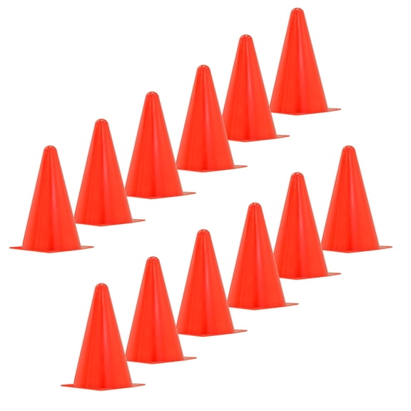 JORESTECH Hi-Vis Orange Sport Training Cones (12-Pack)