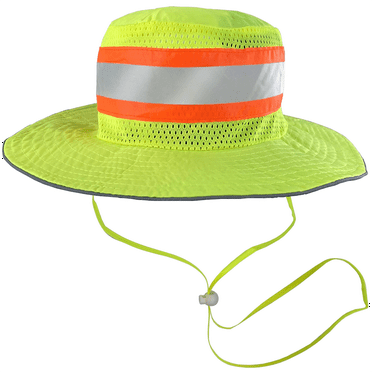 JORESTECH Hi-Vis Safety Boonie Hat (One Size, Lime)