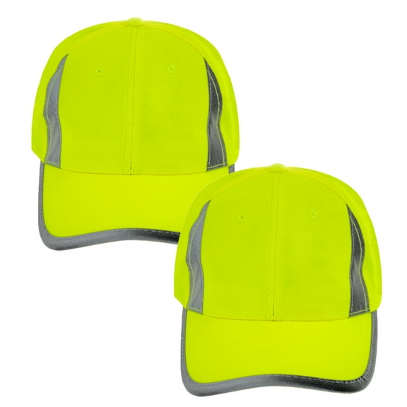 JORESTECH Hi-Vis Safety Cap (2-pack, Lime)