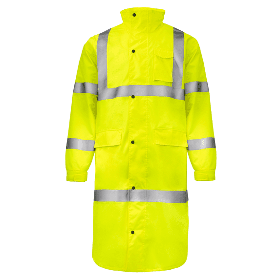 JORESTECH Hi-Vis Safety Raincoat, ANSI Class 3 (Yellow, 2XL)