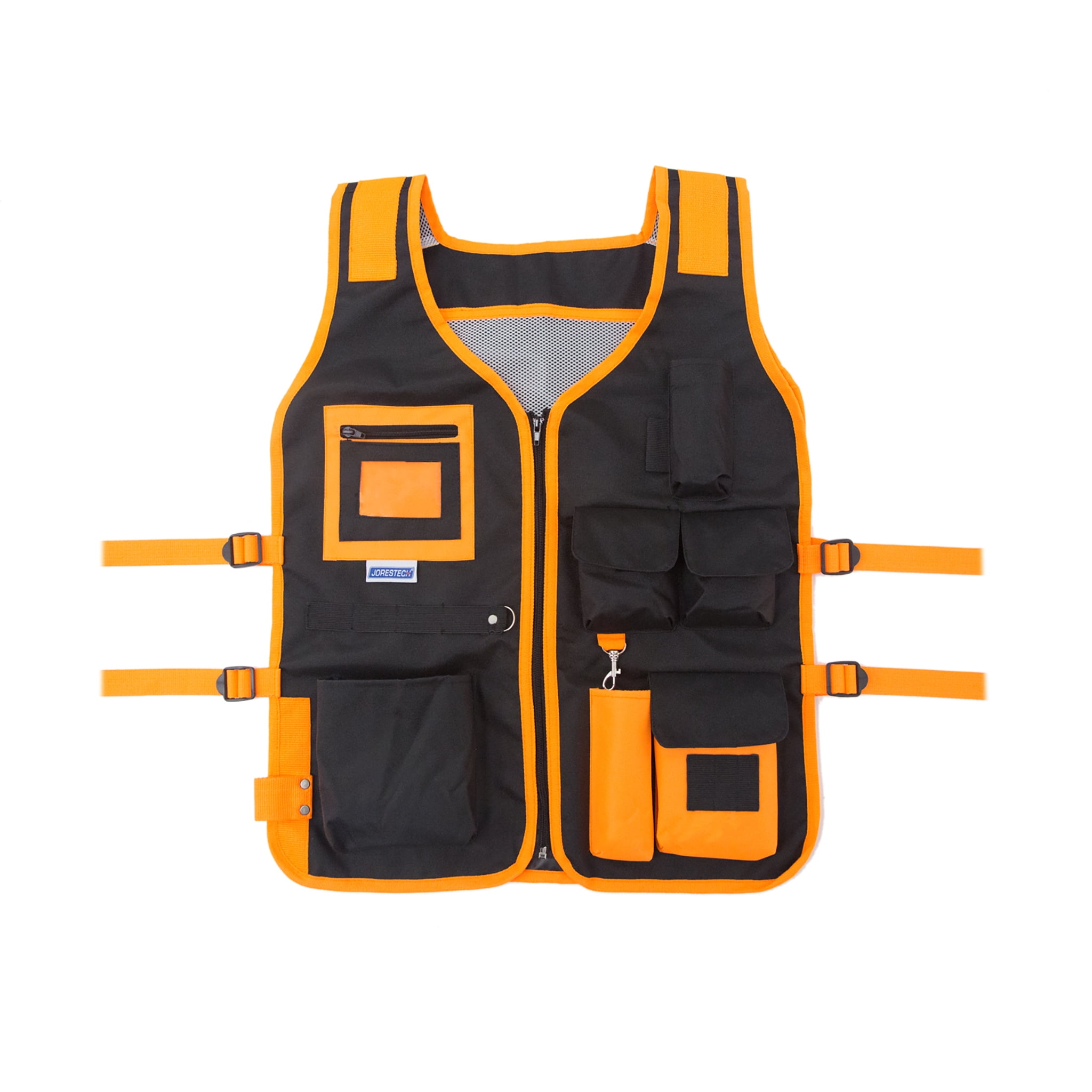 JORESTECH Hi-Vis Safety Tool Vest, VL-09 (Black/Orange)