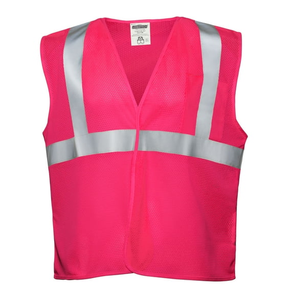 JORESTECH Hi-Vis Safety Vest, ANSI Class 2, VL-02 (L/XL, Pink)