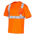 thumbnail image 1 of JORESTECH Hi-Vis Short-Sleeved Work Safety T-Shirt, Solid Heat-Transferred Reflective, TS-16 (Orange, XS), 1 of 7