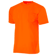 JORESTECH Hi-Vis Short Sleeve T-Shirt (Orange, L)