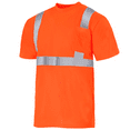 thumbnail image 1 of JORESTECH Hi-Vis Short-Sleeved Work Safety T-Shirt, TS-07 (Orange, XL), 1 of 9