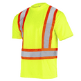thumbnail image 1 of JORESTECH High Visibility Short Sleeve Safety T-Shirt, ANSI/ISEA 107-2020 Two-Tone Reflective Work Shirt with Pocket, 1 of 8