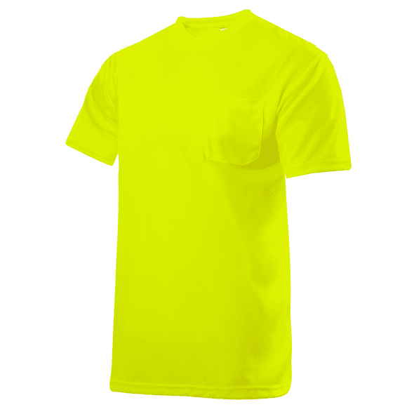 JORESTECH Hi-Vis Short-Sleeved Work Safety T-Shirt, TS-05 (Yellow, L)
