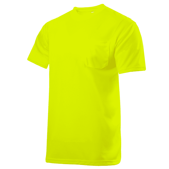 JORESTECH Hi-Vis Short-Sleeved Work Safety T-Shirt, TS-05 (Yellow, L)