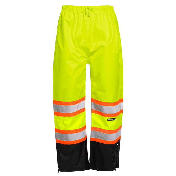 JORESTECH Hi-Vis Two-Tone Safety Rain Pants (YLBK, S)