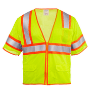 JORESTECH Hi-Vis Two Tone Sleeved Safety Vest, ANSI Class 3, VL-05 (L/XL)