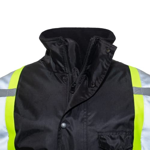 JORESTECH Parka Jacket style Hi Vis with contrast reflective tape and X