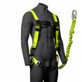 thumbnail image 1 of JORESTECH Safety Full Body Harness with 3 D-Rings and 6-Foot Safety Lanyard Fall Protection (Stretchable), HARN-03-LY-02, 1 of 10