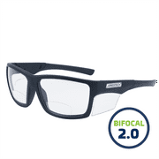 JORESTECH Safety Glasses, 2.0 Diopter, LS-561 Clear/Black, 1 Unit