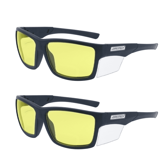 JORESTECH Safety Glasses, LS-561 (Yellow/Black, 2 Units)