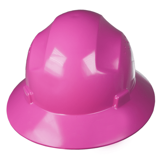 JORESTECH Safety Hard Hat with Full Brim and 4-Point Suspension, HHAT-02 (Pink)