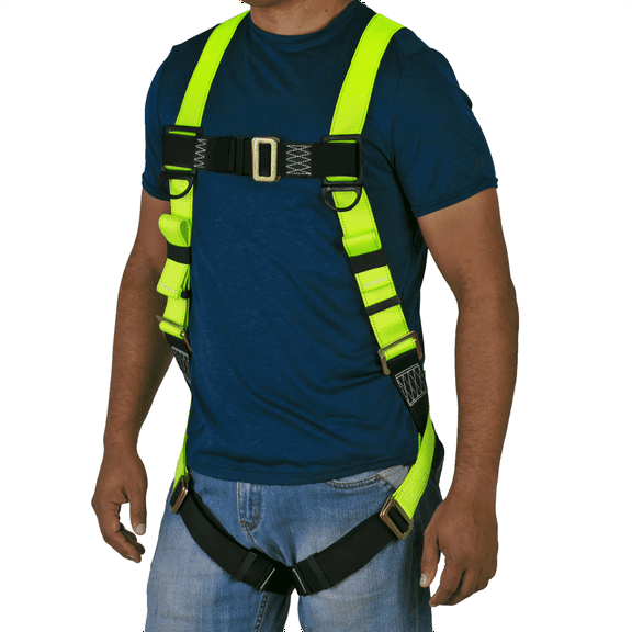 JORESTECH Safety Harness 1D Ring, ANSI OSHA UL, HARN-01