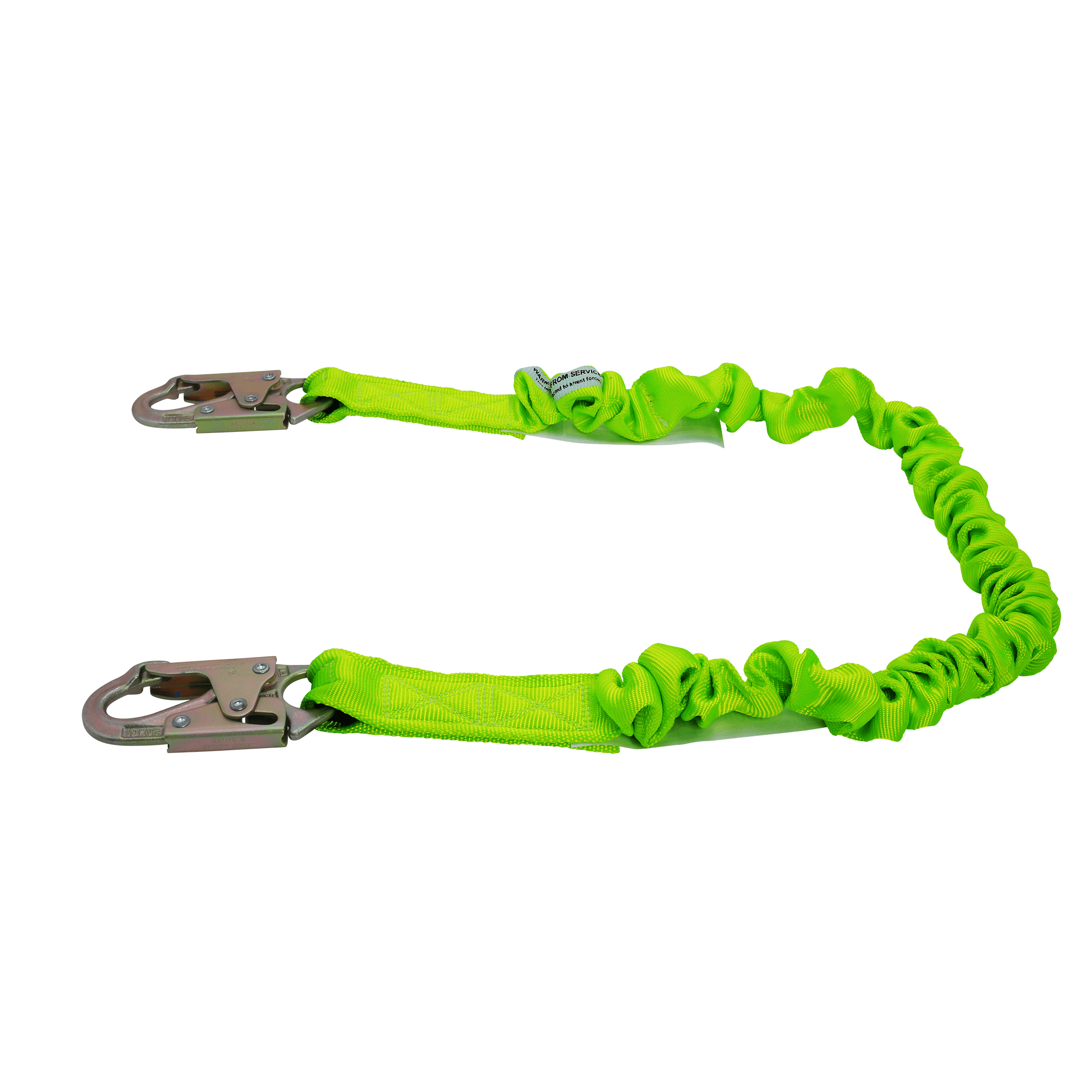 JORESTECH Single Leg Internal Shock-Absorbing Lanyard with Snap Hooks