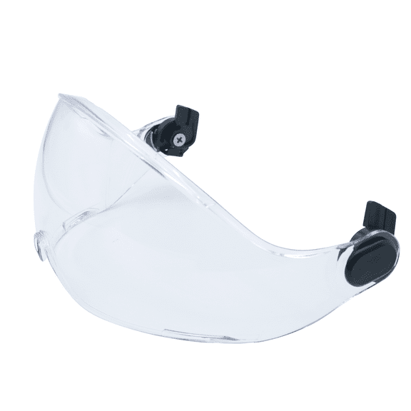 JORESTECH Sliding Retractable Visor Shield for Helmet/Hard Hat Mounted Eye Protection (Clear)
