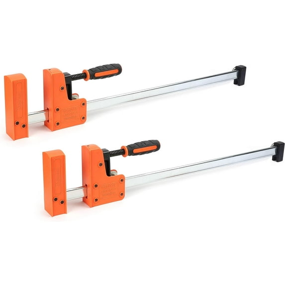 JORGENSEN 36-inch Bar Clamps, 90°Cabinet Master Parallel Jaw Bar Clamp Set, 2-pack