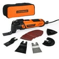 Oscillating Tool 5°Oscillation Angle, 4 Amp Oscillating Multi Tools Saw, 7 Variable